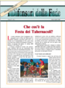 Che cos'è la Festa dei Tabernacoli?