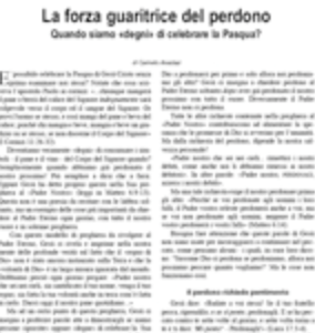 La forza guaritrice del perdono