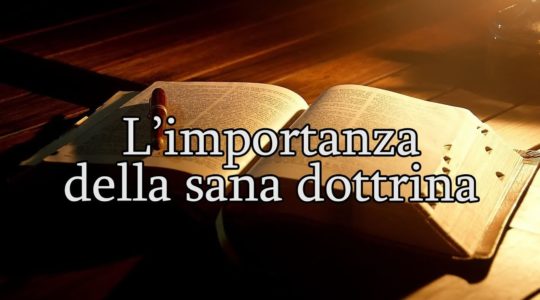 L'importanza della sana dottrina